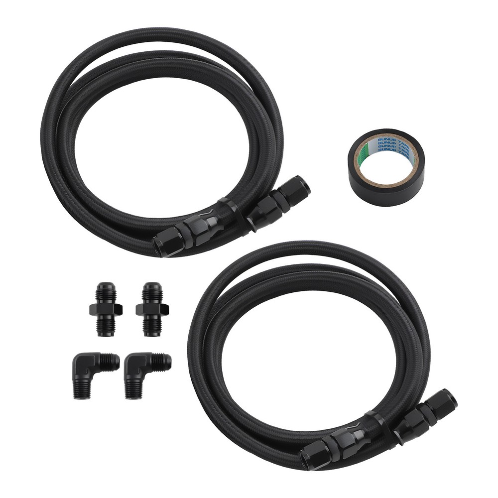 Automatic Transmission Cooler Hose Line Kit For GM 4L60E 4L65E TH350 TH400