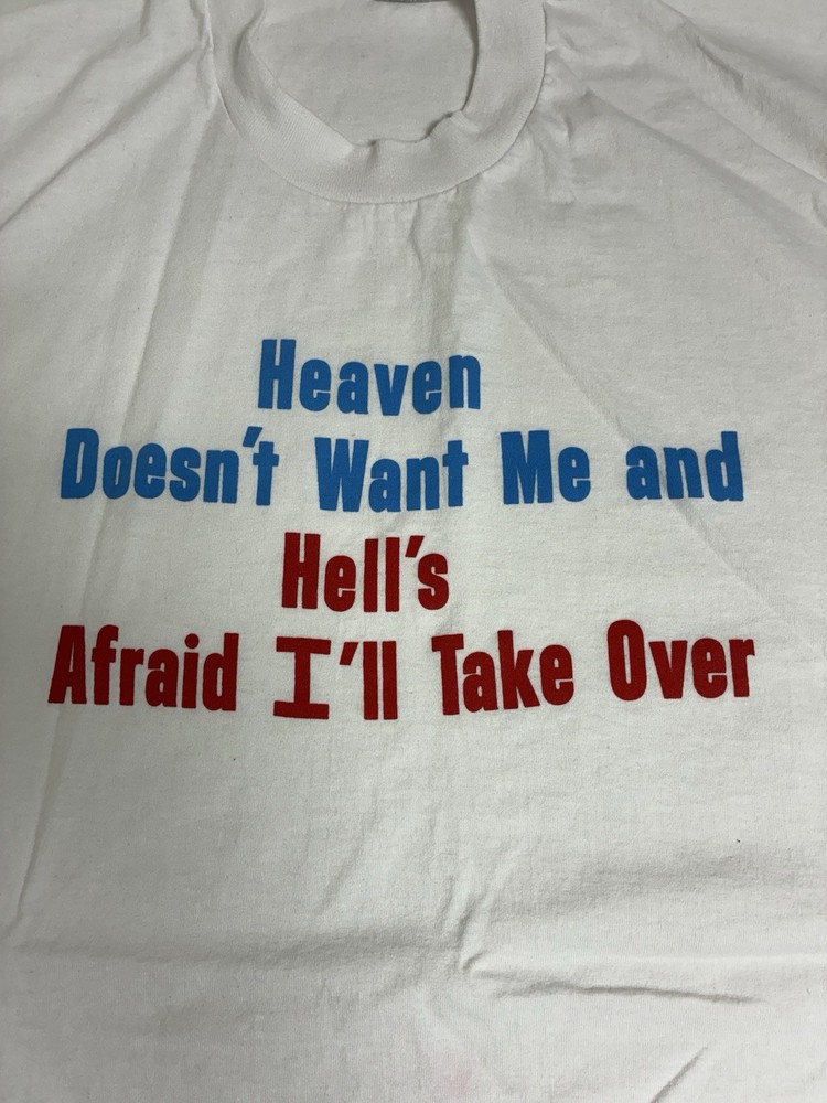 Vintage Fruit Of The Loom Single Stitch Cotton Blend Made In USA T Shirt Size XL