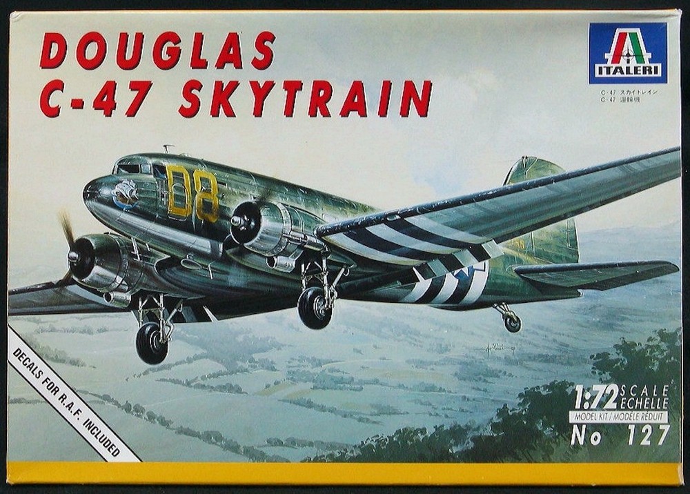 1/72 Italeri Models DOUGLAS C-47 SKYTRAIN *MINT*