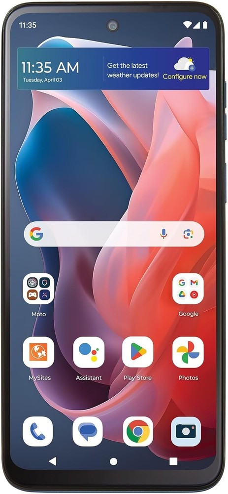 Motorola Moto G Play (2024) XT2413V 64GB TracFone With TIKTOK installed blue