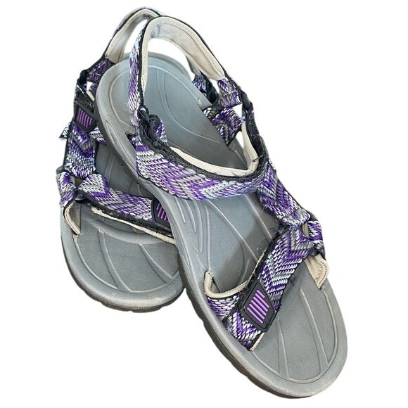 NORTHSIDE Purple Seaview Beach Sport Athletic Strappy Sandals Womens SZ 9
