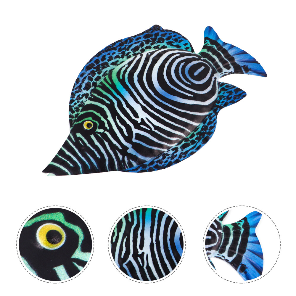 Outdoor Wall Art Coastal Decor Wrought Iron Fish Hanging Delicate