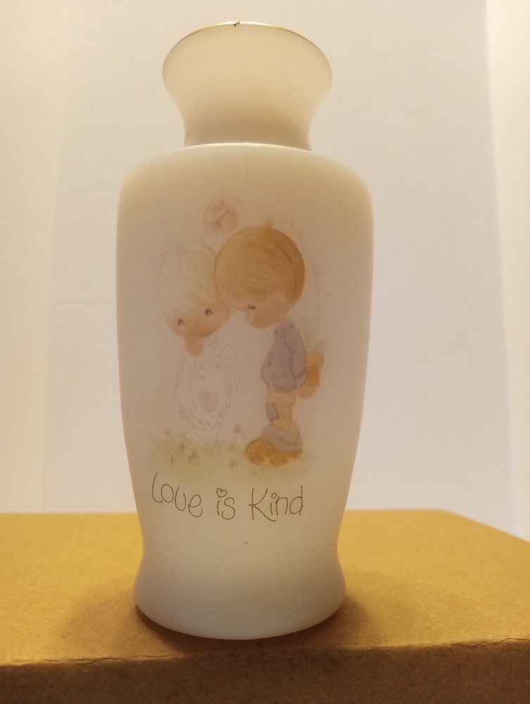 ENESCO 1970s Love Is Kind Precious Moments 4.5 Inch Mini Bud Vase
