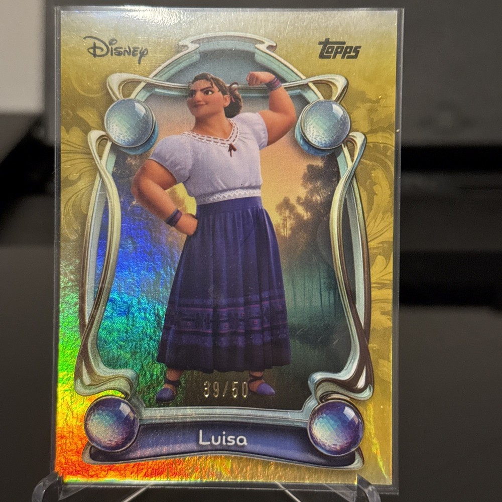 2025 Topps Disney Wonder #96 Luisa GOLD FOIL #d /50
