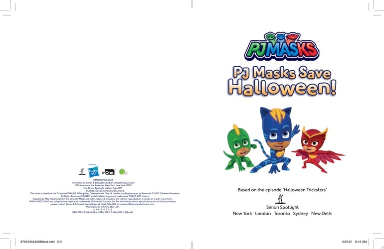 PJ Masks Save Halloween! by , Good Book