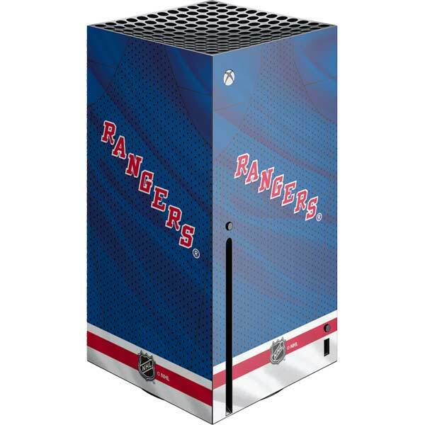 NHL New York Rangers Xbox Series X Console Skin - New York Rangers Home Jersey