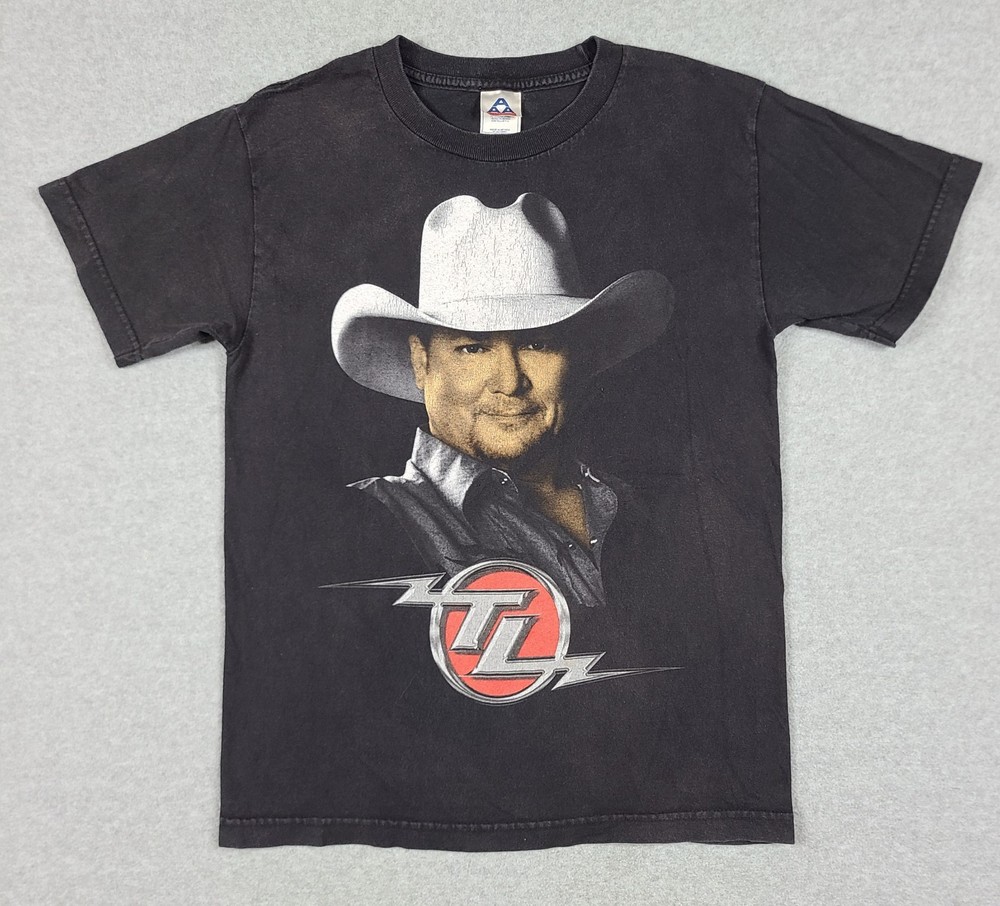 Vintage Y2K Tracy Lawrence Concert Tour T-Shirt Sz S Country Music Classic Band