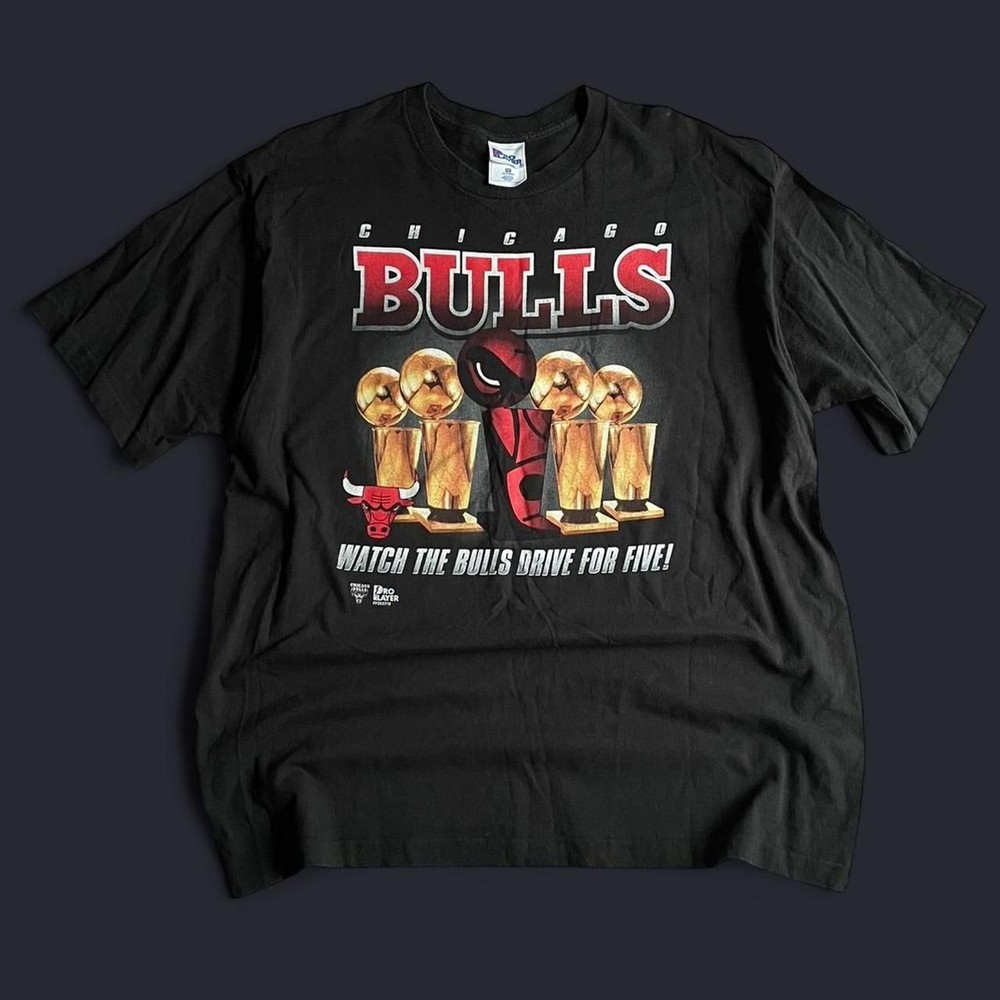 Vintage 90s Chicago Bulls NBA Champions Shirt Pro Player XXL