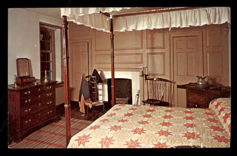 Valley Forge Pennsylvania George Washingtons Bedroom PA Unp Postcard