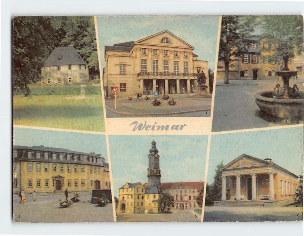Postcard Scenes & Views Weimar Germany