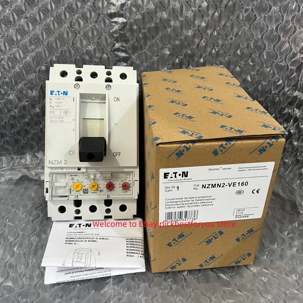1PCS Brand New EATON NZMN2-VE160 circuit breaker (by DHL or Fedex) #U685E YG