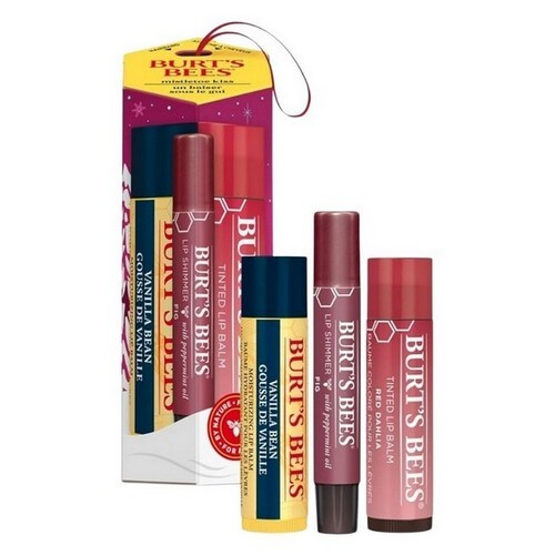 Mistletoe Kiss Red Holiday Lip Set 3-Piece Gift