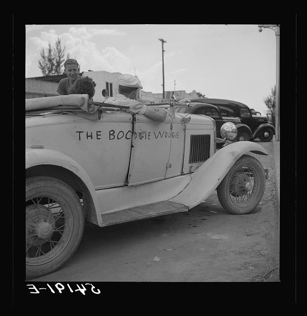 Photo:Belle Glade Florida 1940 Osceola Migratory Camp Mail Post Office
