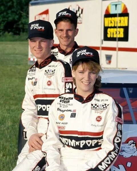 Dale Earnhardt Jr, Kelly Earnhardt & Kerry Earnhardt 8x10 PHOTO PRINT