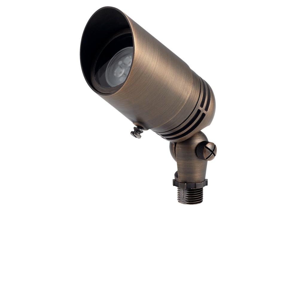 Kichler 15485 Brass 6W Single Light Landscape Accent Fixture
