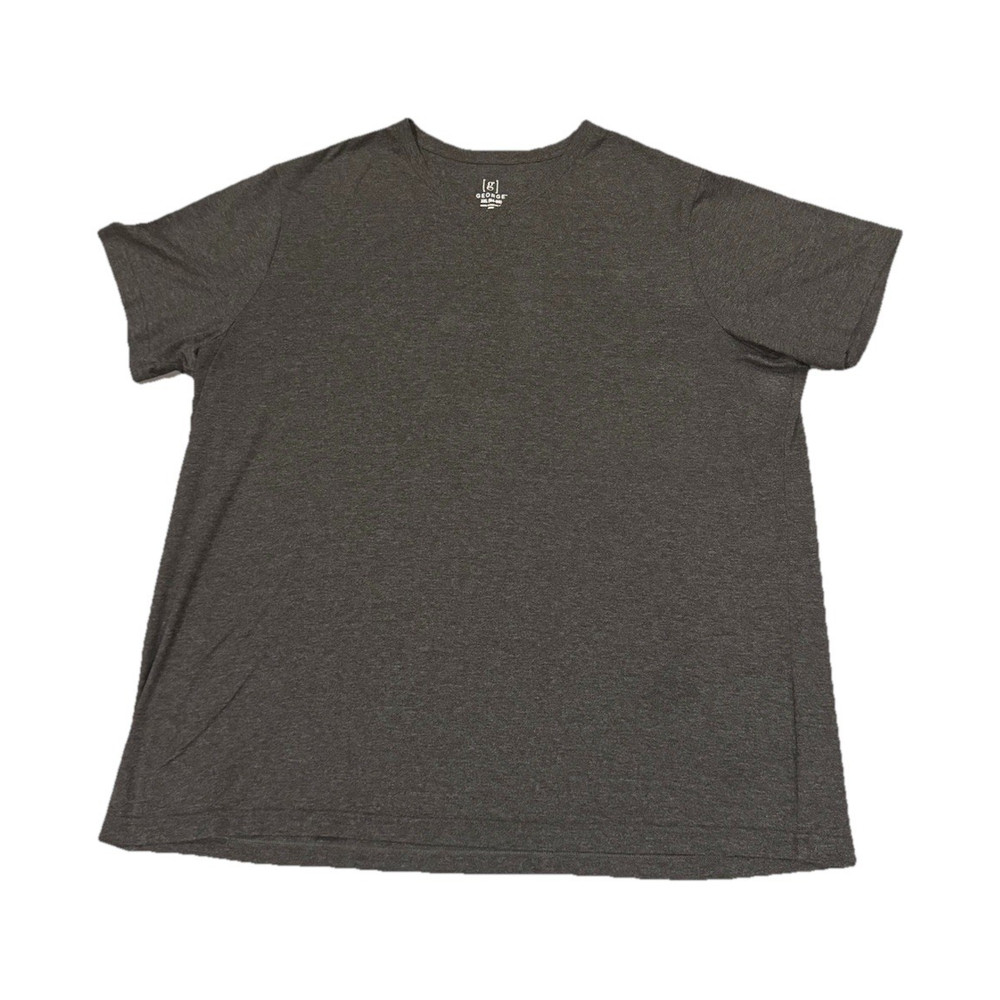 George Men’s 3XL Big & Tall Gray Crew Neck Short Sleeve T-Shirt