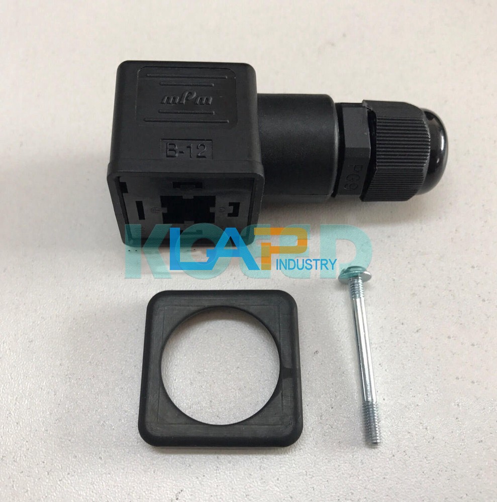 1PC  junction box solenoid valve bellows plug C18309N22 21D MPM B-12 DIN43650A