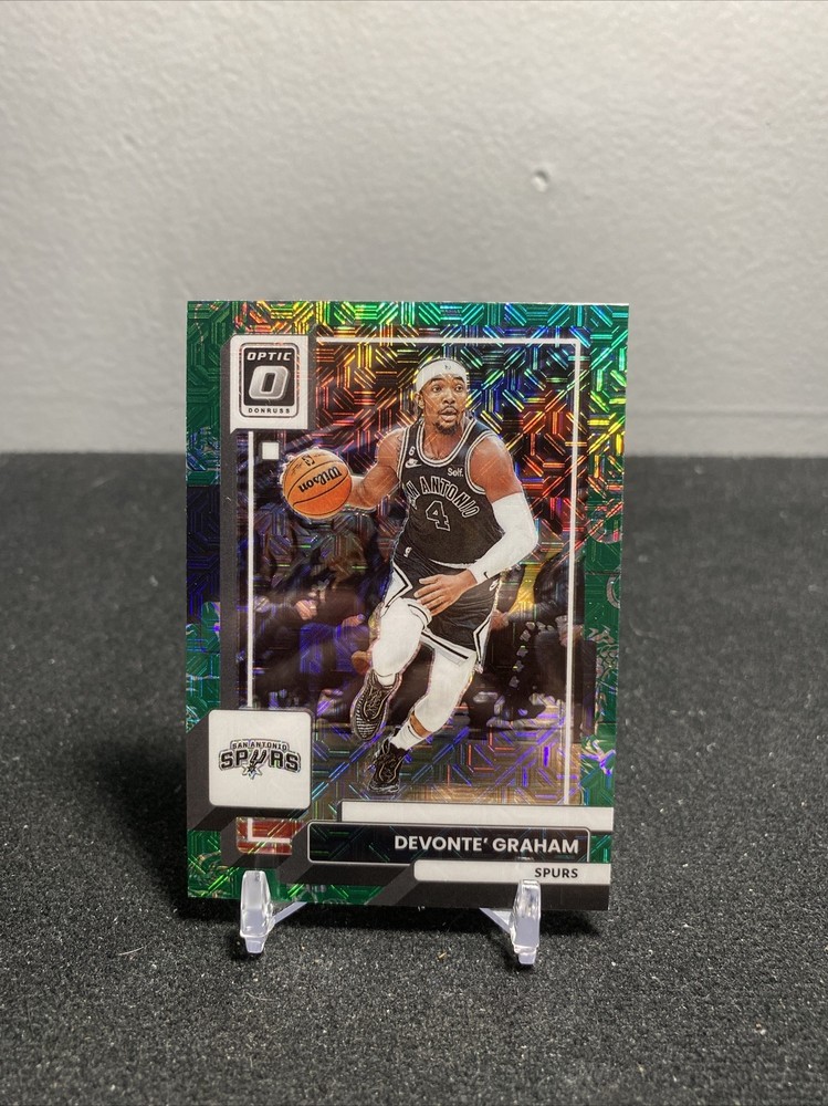 2022-23 Donruss Optic Devonte Graham Dragon Choice Prizm #194 San Antonio Spurs NBA Basketball Card