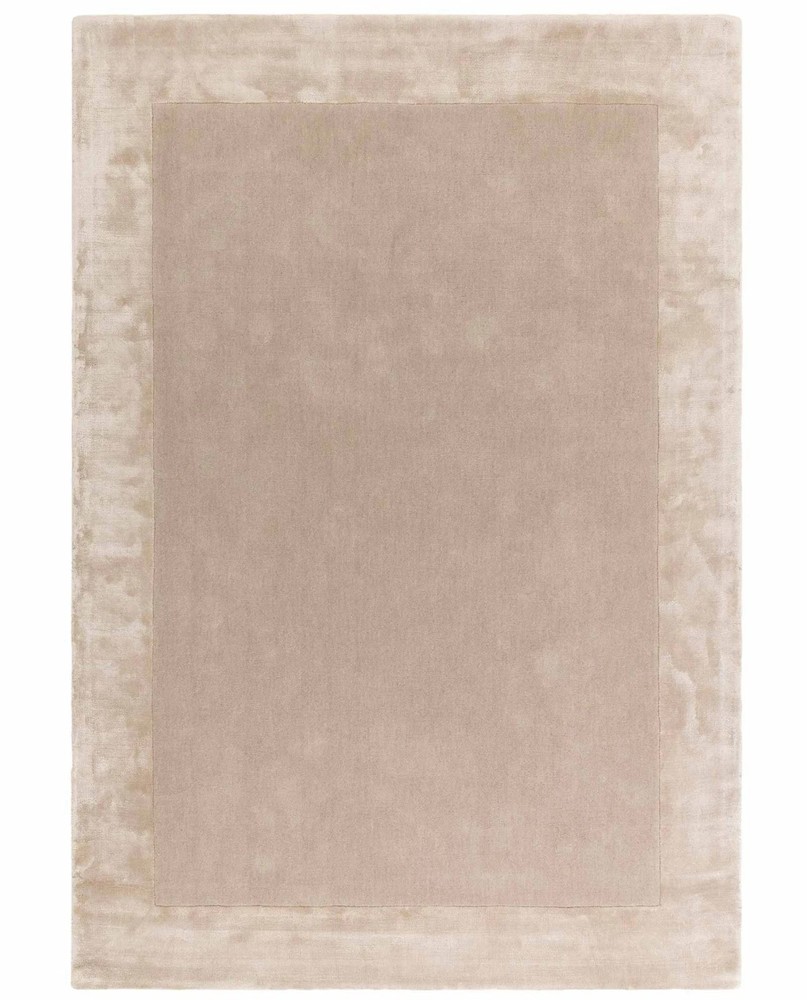 New Geometric Handmade Hand Tufted 100% Wool Rug Color Cream Design Carpet Rug