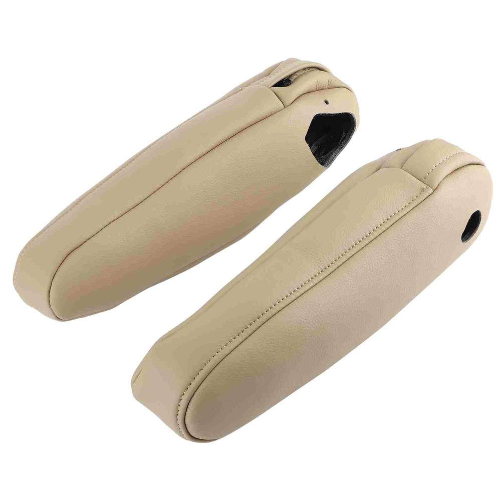 Synthetic Leather Car for SEAT Armrest Cover Beige for SUV 2003 to 2009 2 Pieces