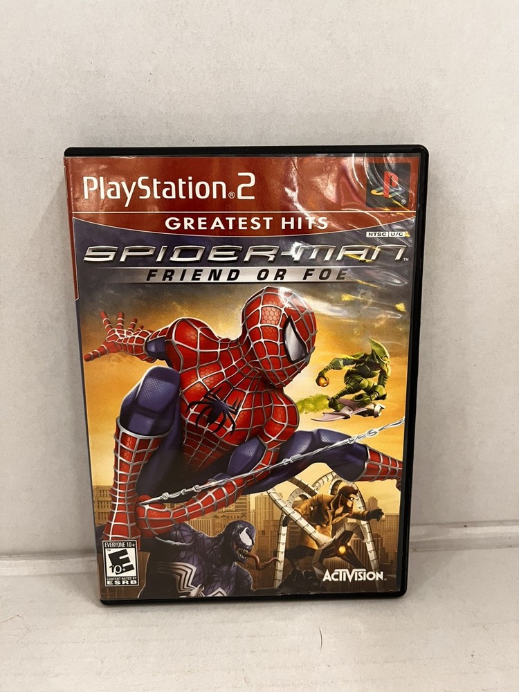 Spider-Man: Friend or Foe (Sony PlayStation 2, 2007) CIB Untested