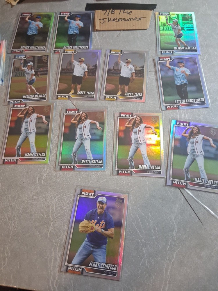2026 Topps Baseball Series 2 Rainbow Foil First Pitch Lot