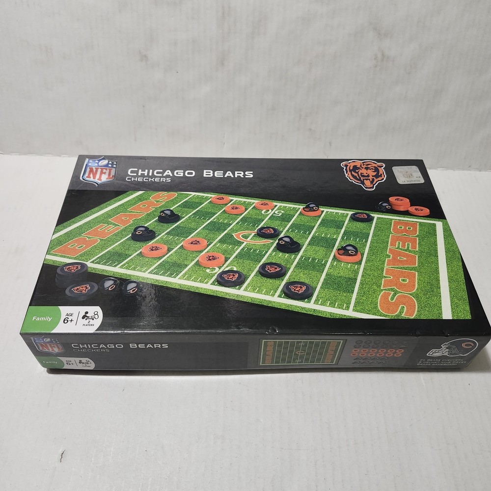 Chicago Bears NFL Checkers Game