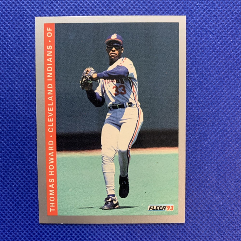 1993 Fleer #215 Thomas Howard Cleveland Indians