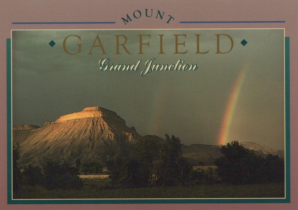 Mount Garfield Grand Junction Colorado 4x6 Postcard