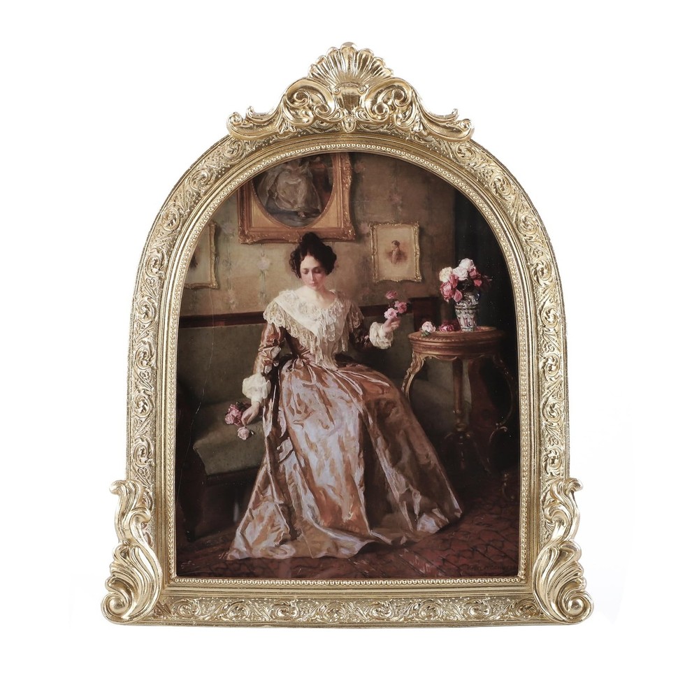 Vintage Picture Frames 8x10 Ornate Gold Antique Picture Frames for Wall and T...