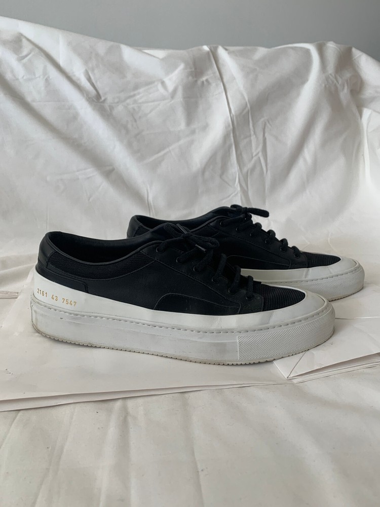 Common Projects Achilles Super, Black and White, Size Men's EU 43 / US 10-image