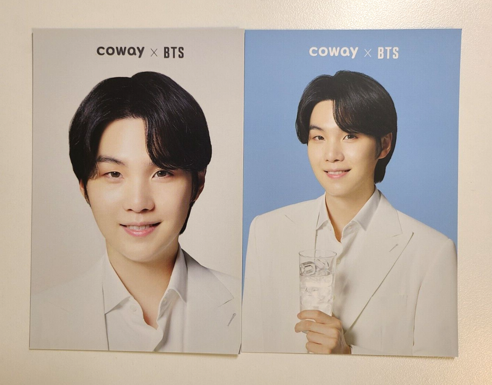 BTS SUGA [BTS X COWAY Limited Official Postcard Photocard set] / K-POP