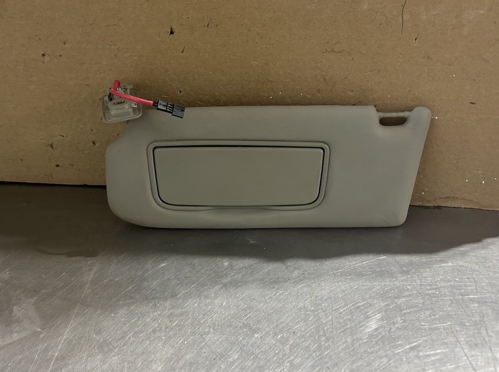 2008-2011 Volvo S40 Left Driver Sun Visor OEM Gray 2871