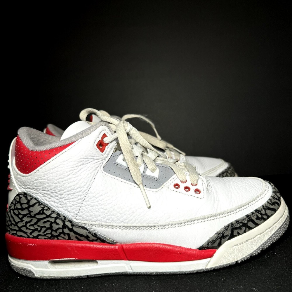 Size 6.5 - Nike Air Jordan 3 Retro GS Fire Red 2022 Men's Shoes - Ships Now