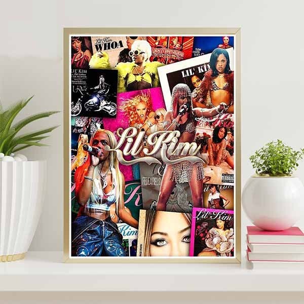 Lil Kim Iconic Poster Wall Art Decor Perfect Gift for Fans