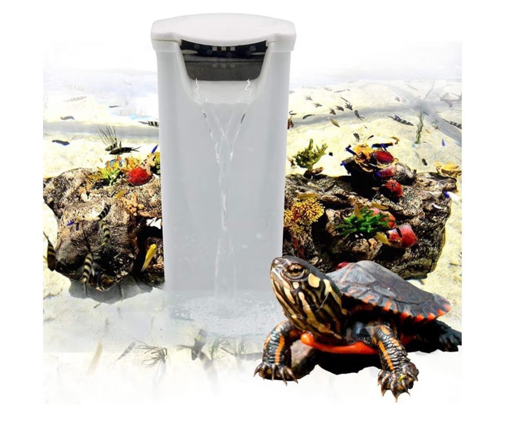 Aquarium Waterfall Filter Reptiles Turtle Filter for Small Tank 1-15 Gallon New