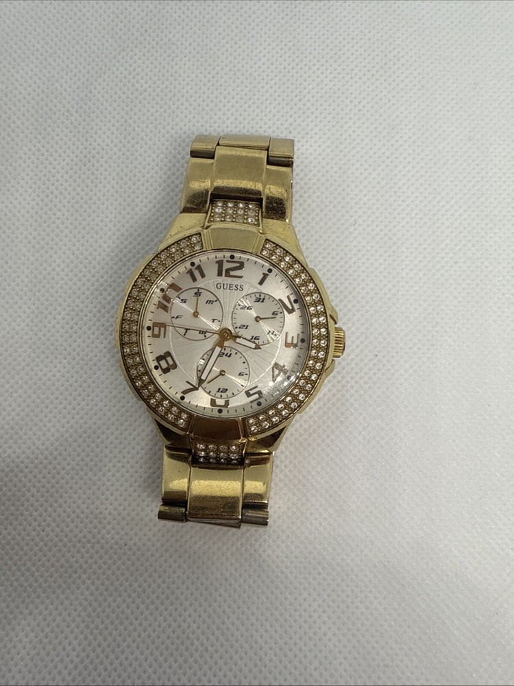 Vintage Guess Women Watch-50 Meters/165 Feet Steel Japan Movt I16540L1(Working)