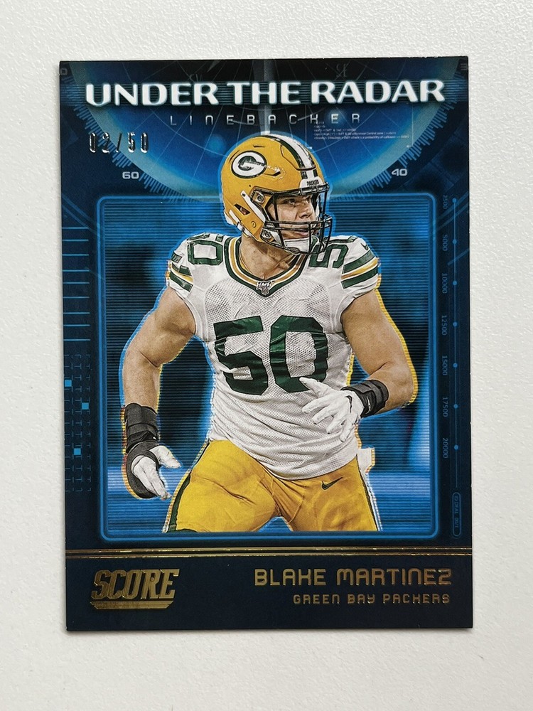 2020 Score Under the Radar #UR-BM Blake Martinez /50 Green Bay Packers