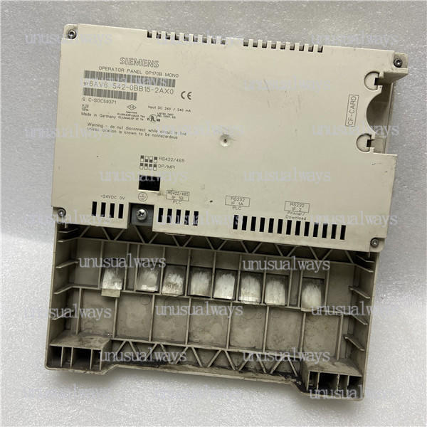 Siemens 6AV6 542-0BB15-2AX0 Operator Panel OP170B MONO 6AV6542-0BB15-2AX0