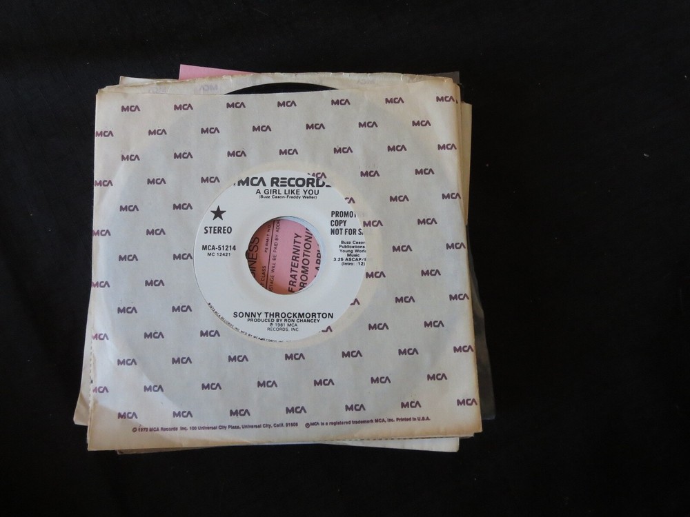 SONNY THROCKMORTON - A Girl Like You PROMO Unplayed Old Stock