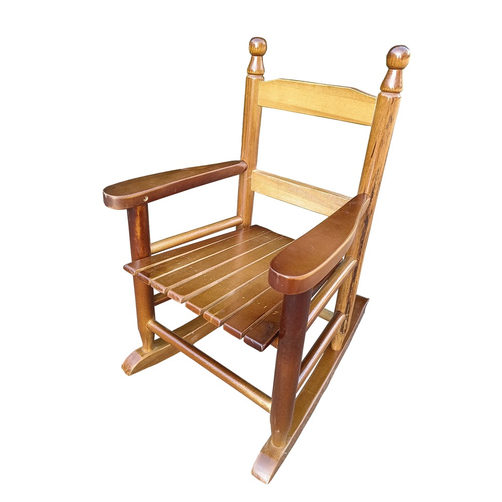 Durable Kids Wooden Rocking Chair for Indoor Outdoor Use