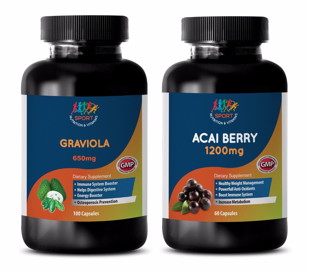 Boost metabolism & energy with Graviola Acai Berry Combo 2B fiber powder