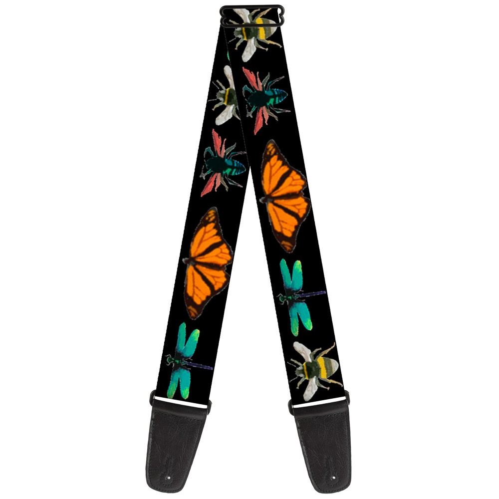 Guitar Strap - Insects Close-Up Black ACC NEWAnother great item from Rarewaves USA | Free delivery!