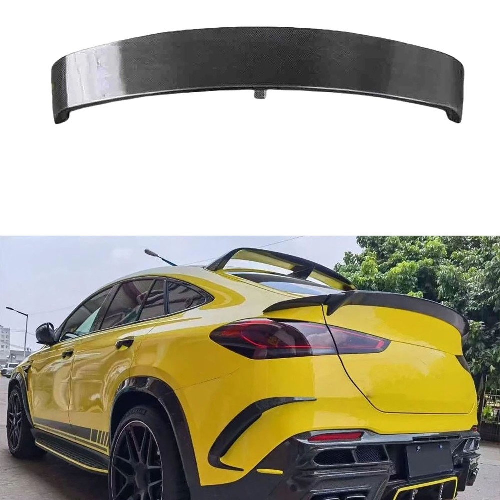 For Benz C167 GLE450 GLE53 GLE63 Coupe 22-25 Real Carbon Rear Roof Spoiler Wing
