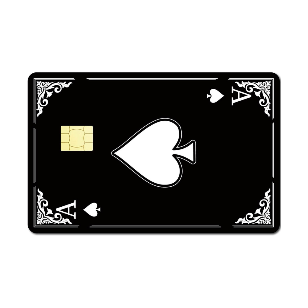 Ace of Spades Custom Vinyl Credit Card Skin by CC Wraps-image