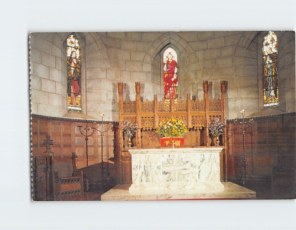 Postcard Communion Table Crathie Parish Church Scotland United Kingdom Europe