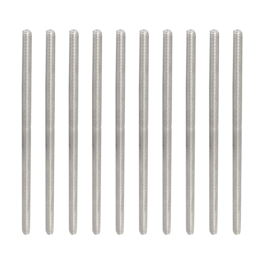 Fully Threaded Rod [for Clamps and U-Bolts] - M5x150mm /Silver/10Pack