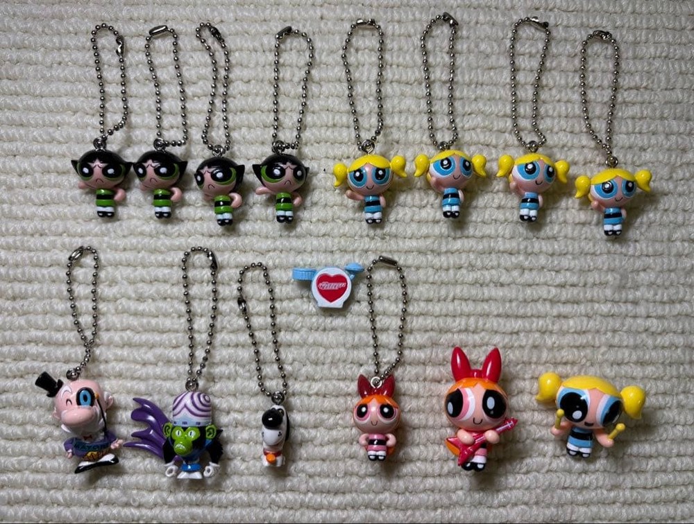 The Powerpuff Girls Powerpuff Keychain Figure #3afcd0