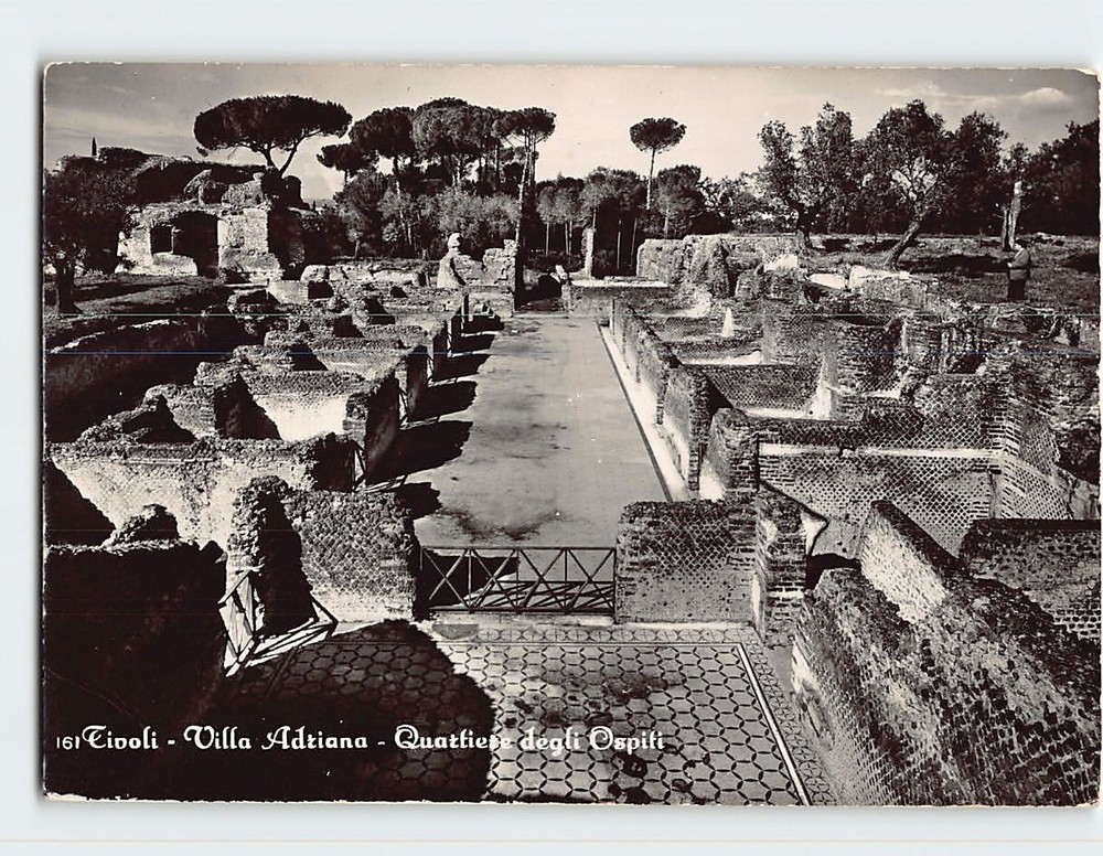 Postcard Villa Adriana Tivoli Italy