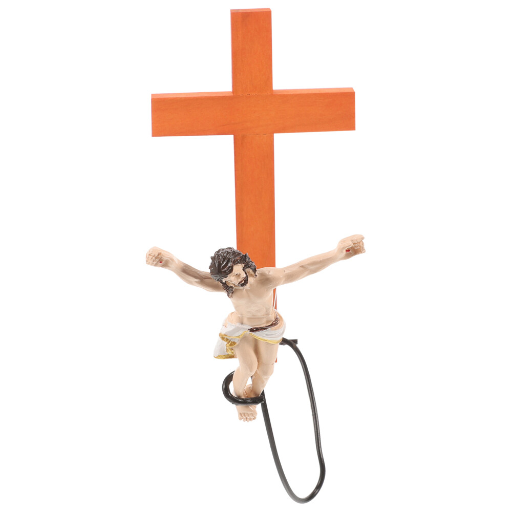 Communion Crucifix for Men Bungee Jumping Jesus Cross Decorations